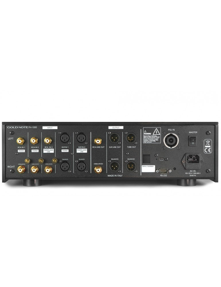 Gold Note PH-1000 LINE nero Preamplificatore phono mm-mc in classe A