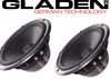 Gladen AEROSPACE 165 DC coppia mid-woofer da 165mm 135/90 Watt 3ohm