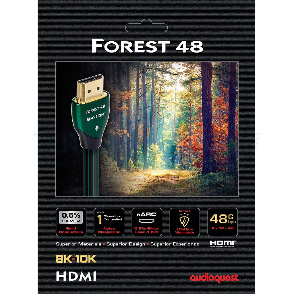 Audioquest Forest 48Gpbs cavo hdmi 8K 10K lunghezza 1 metro