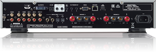 Rotel A14MKII nero integrato 2x150 watt su ohm BT wireless e phono mm