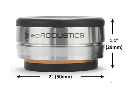 Isoacoustics orea bronze isolatore da 3,6 Kg di carico massimo per singolo pz