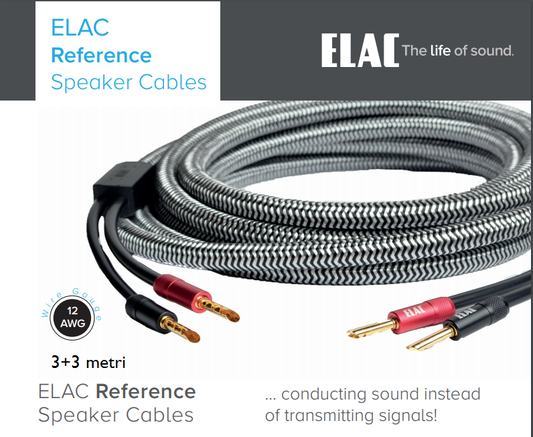 Elac Reference speaker coppia Cavi per diffusori da 3 mt