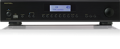 Rotel A14MKII nero integrato 2x150 watt su ohm BT wireless e phono mm