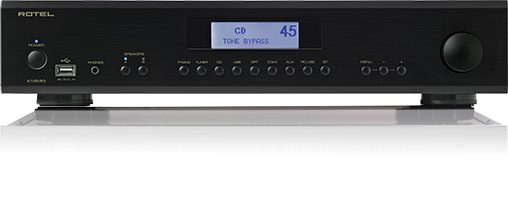 Rotel A14MKII nero integrato 2x150 watt su ohm BT wireless e phono mm