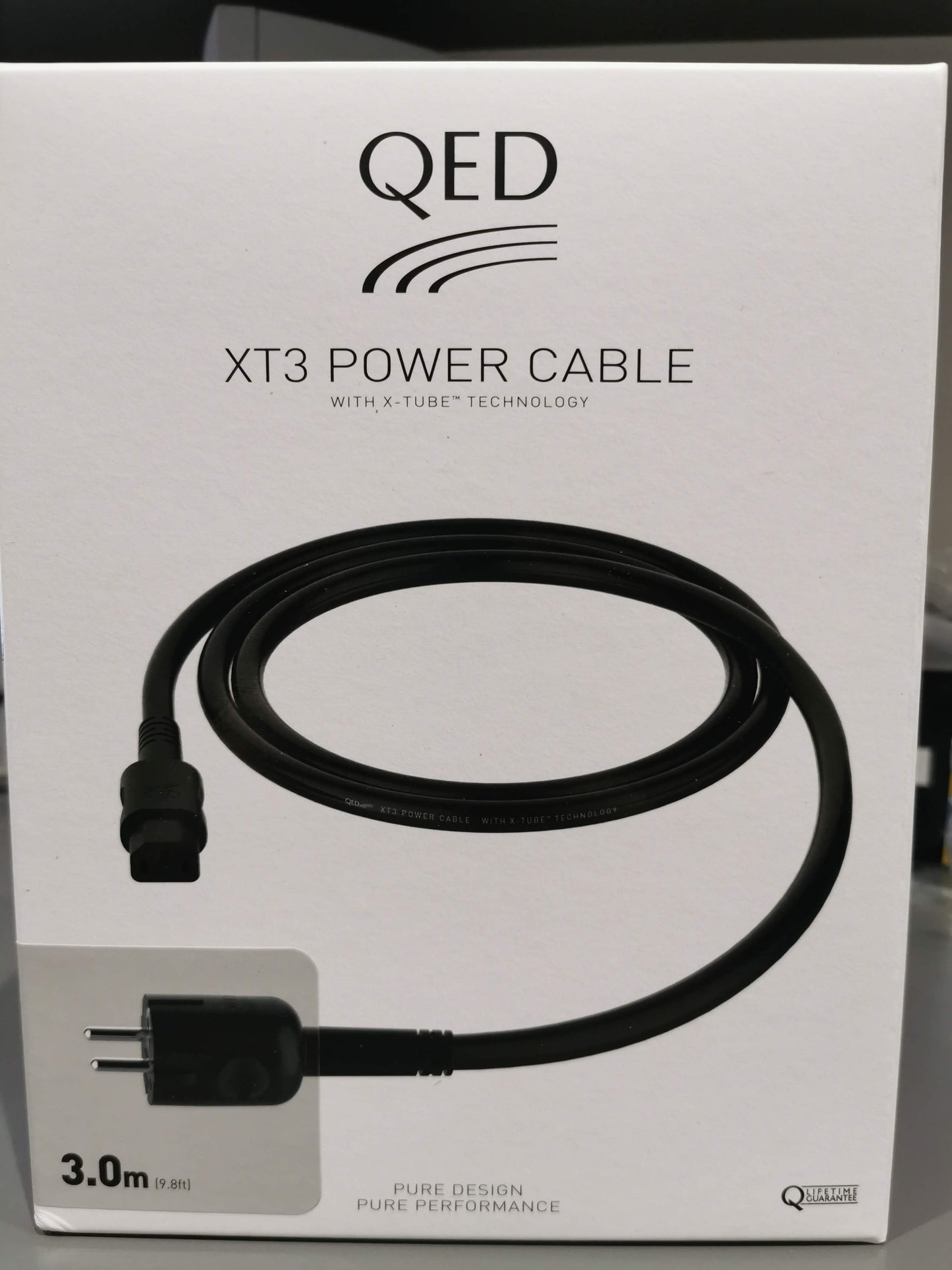 Qed reference XT 3 da 3 metri cavo di alimentazione