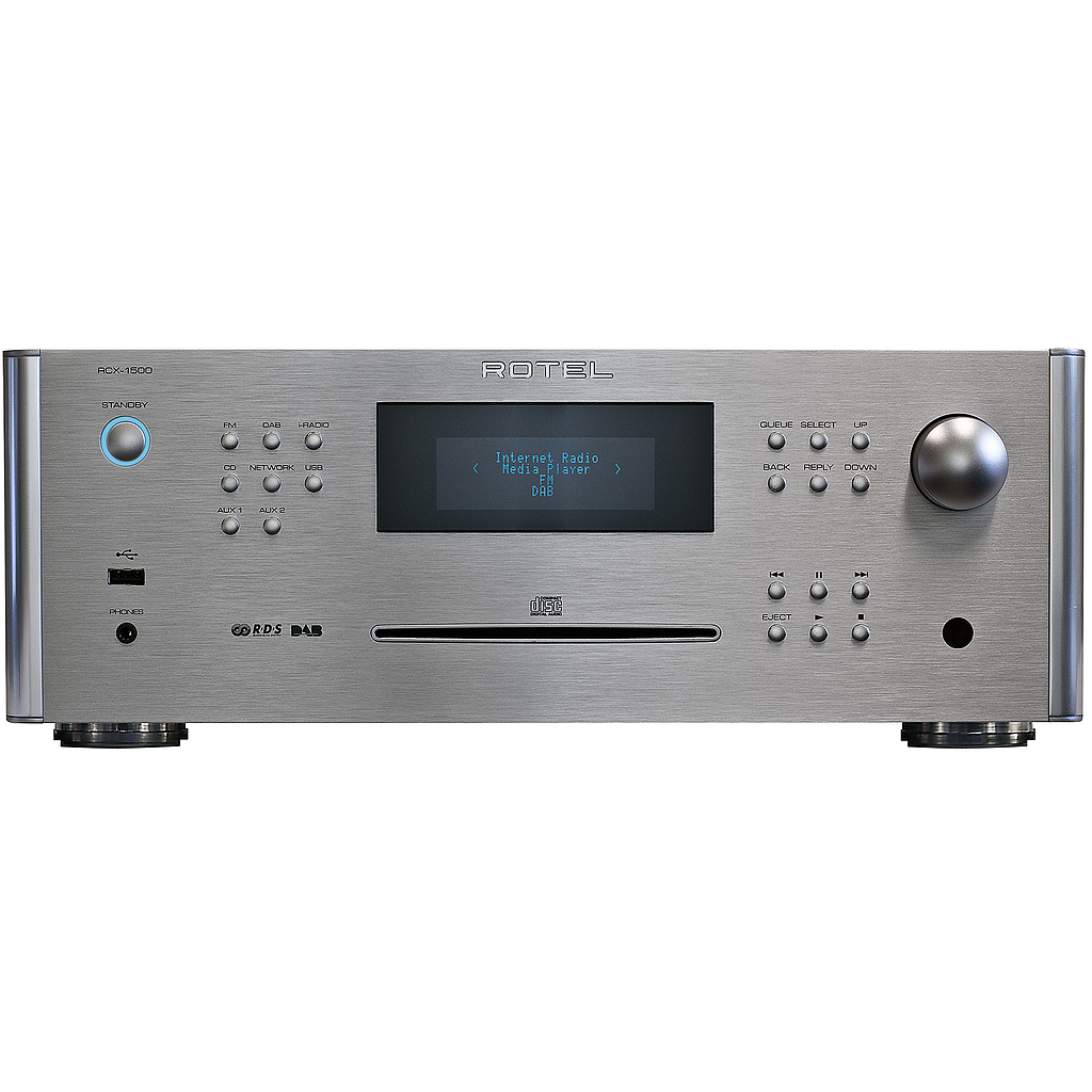 ROTEL RCX 1500 SILVER SINTOAMPLIFICATORE CON CD SIGILLATO GARANZIA ITALIA