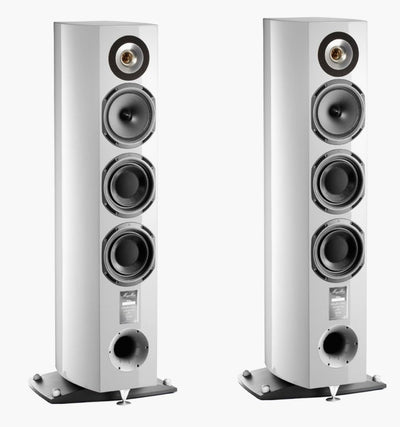 Triangle magellan cello bianco diffusori da pavimento 3 vie bass reflex