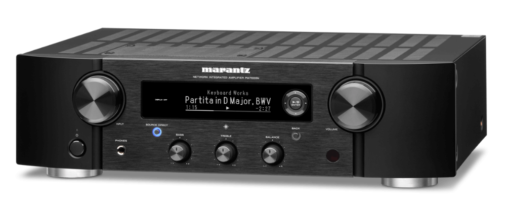 Marantz PM7000N nero integrato con HEOS streaming DSD5.6 USB Bluetooth e Wi-Fi