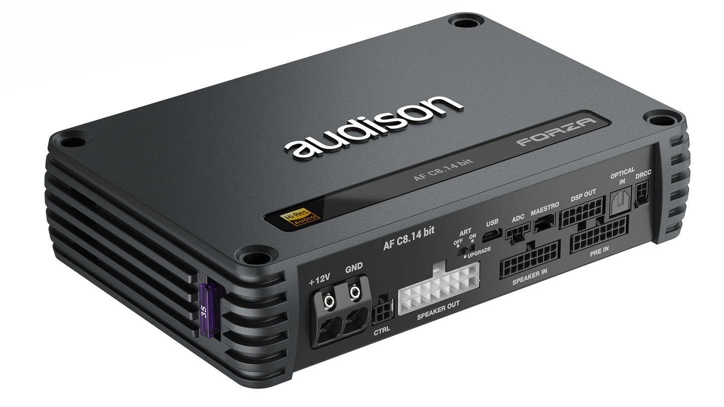 Audison AF C8.14 bit amplificatore 8 canali con DSP, potenza 8x100 Watt
