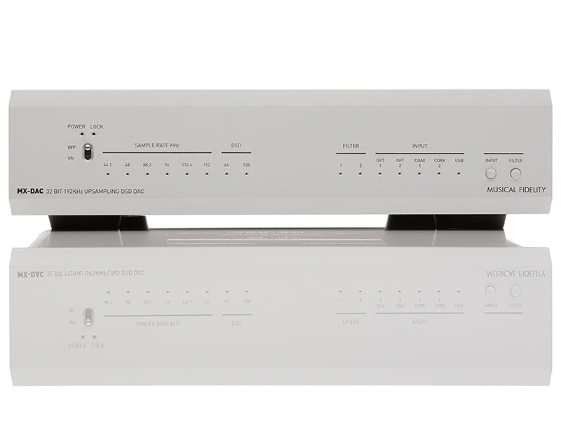 Musical Fidelity MX DAC silver dac 24bit/192KHz. Riproduzione di file DSD
