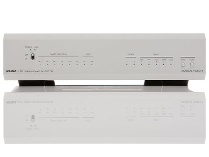 Musical Fidelity MX DAC silver dac 24bit/192KHz. Riproduzione di file DSD