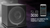 Elac Debut 2.0 SUB 3030 subwoofer amplificato 1000 Watt picco / 500 Watt RMS