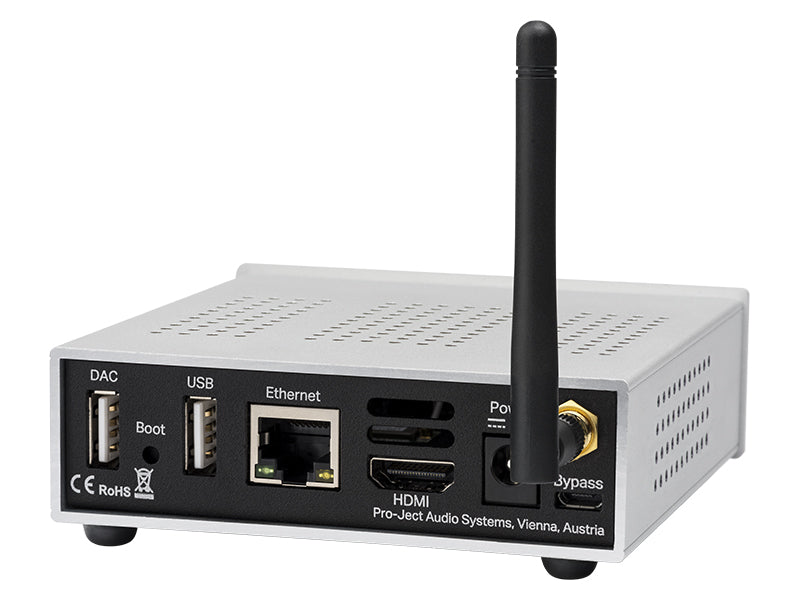 Pro-ject Stream Box S2 Ultra silver Streamer musicale di rete ad alta risoluzione. PCM 32bit/352.8KHz e DSD256