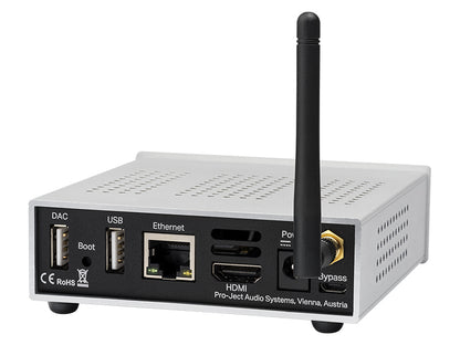 Pro-ject Stream Box S2 Ultra silver Streamer musicale di rete ad alta risoluzione. PCM 32bit/352.8KHz e DSD256