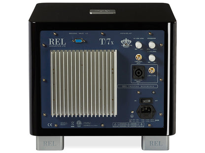 Rel Acoustics T/7x nero Subwoofer amplificato in sospensione pneumatica con radiatore passivo