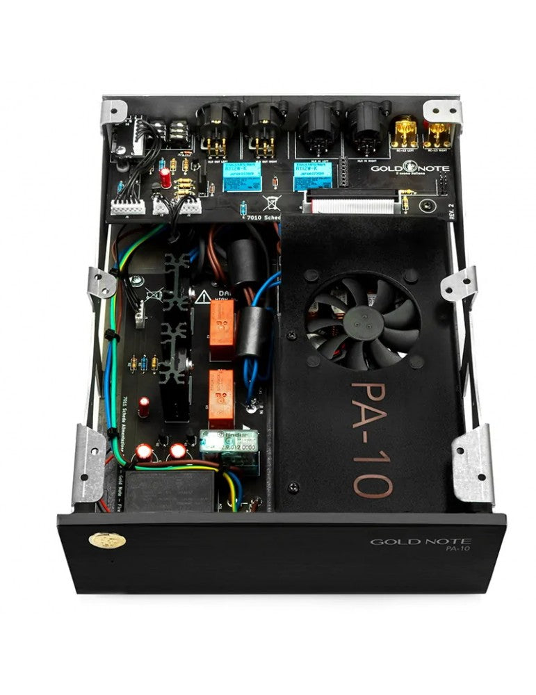 Gold Note PA10 nero finale stereofonico 2x150 watt rms su 4 ohm
