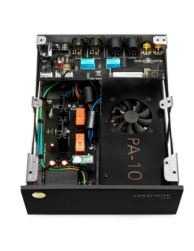 Gold Note PA10 nero finale stereofonico 2x150 watt rms su 4 ohm