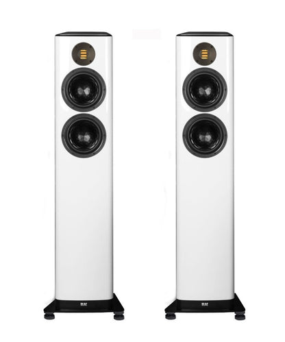 Elac Vela FS 408 bianco laccato diffusori da pavimento tweeter jet 5