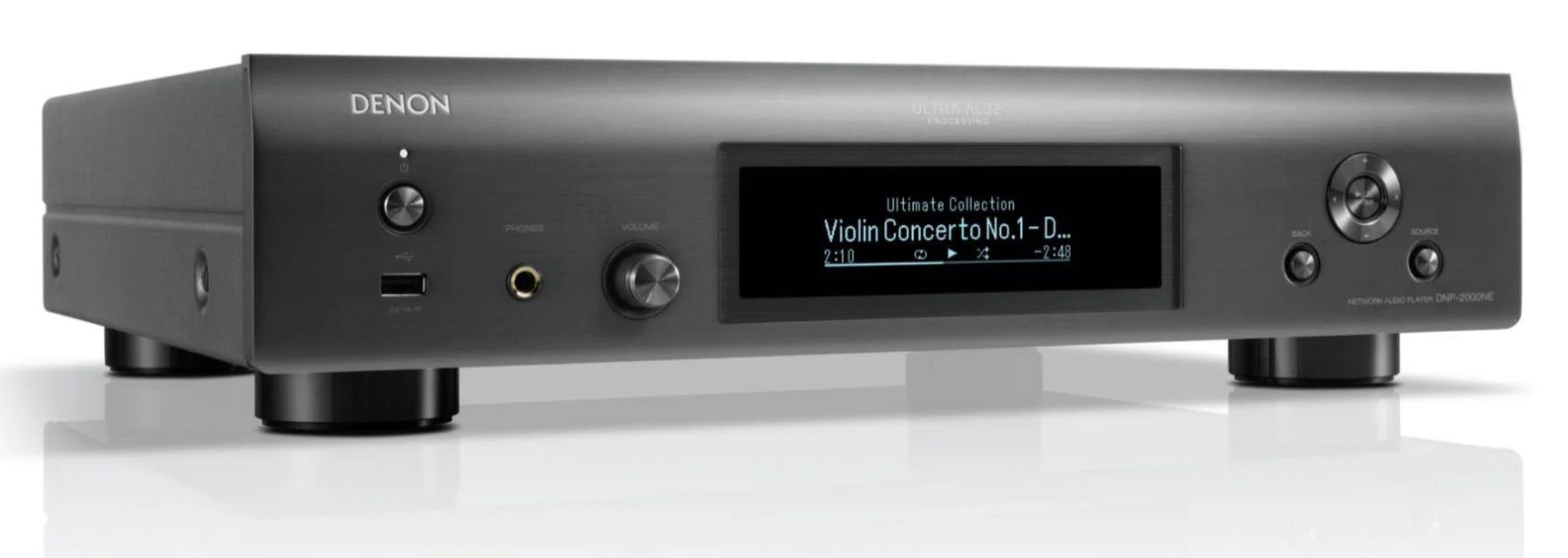 Denon DNP2000 grigio lettore di rete per streaming ad alta risoluzione, con HEOS® Built-In