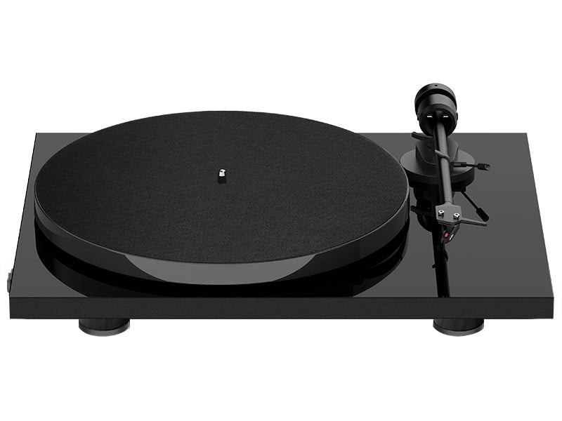 Pro-ject E1 nero laccato giradischi Plug & Play pre-regolato e tarato in fabbrica