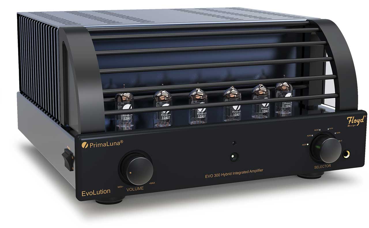 Primaluna Evo 300 Hybrid nero integrato valvole e transistor 2x100 watt