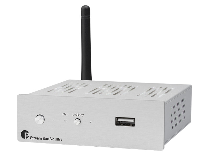 Pro-ject Stream Box S2 Ultra silver Streamer musicale di rete ad alta risoluzione. PCM 32bit/352.8KHz e DSD256