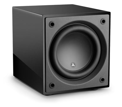 JL AUDIO D110 V2 nero laccato subwoofer attivo da 750 watt rms