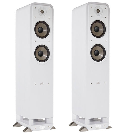Polk Audio S50e bianco diffusori da pavimento 2,5 vie bass reflex