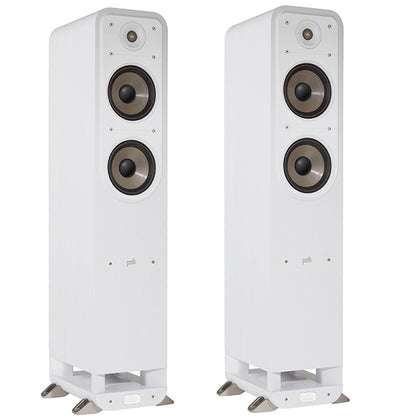 Polk Audio S50e bianco diffusori da pavimento 2,5 vie bass reflex