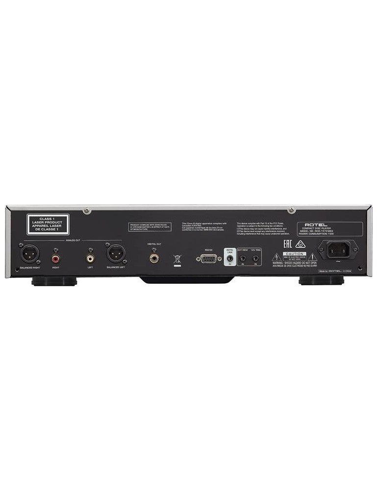 Rotel RCD1572 MKII nero lettore cd DAC Texas Instruments a 32 bit/384 KHz