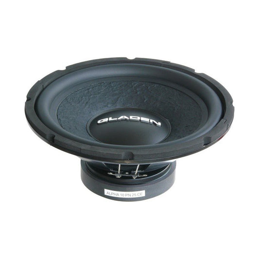 GLADEN ALPHA 10 SUBWOOFER DA 25 CM DOPPIA BOBINA 4 OHM SIGILLATO GARANZIA UFFICIALE