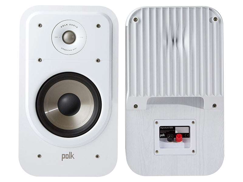 Polk Audio s20e bianco diffusori da stand 2 vie bass reflex