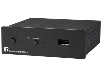 Pro-ject Stream Box S2 Ultra nero Streamer musicale di rete ad alta risoluzione. PCM 32bit/352.8KHz e DSD256