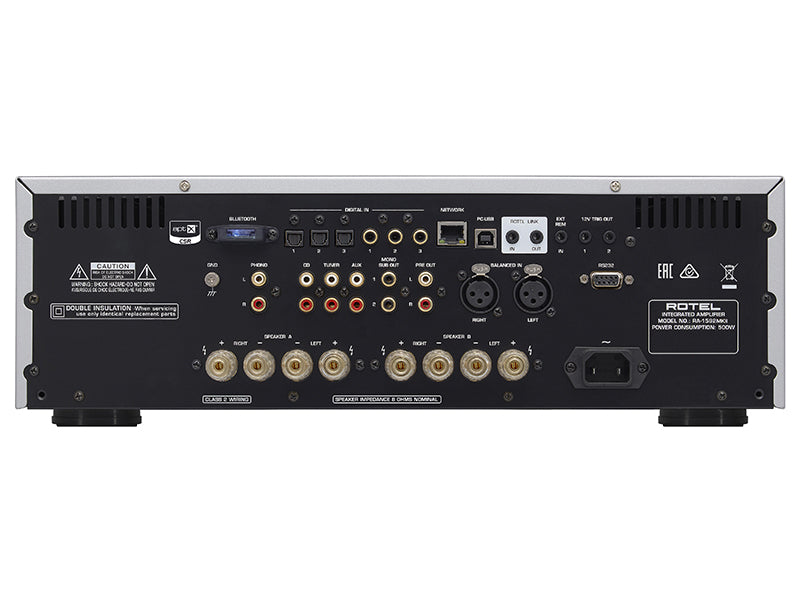 Rotel Ra 1592 MkII nero amplificatore integrato 2x200 watt in classe AB NUOVO