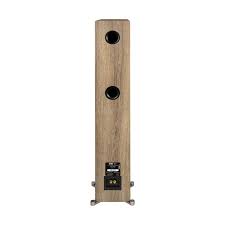 Elac debut reference DFR52 legno chiaro diffusori da pavimento 3 vie