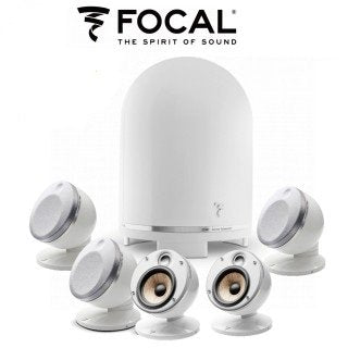 FOCAL DOME 5.1 FLAX BIANCO KIT 5 SATELLITI FLAX SUB WIRELESS GARANZIA UFFICIALE ITALIA