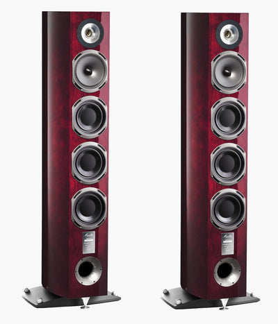 Triangle Quatuor mogano laccato diffusori 2 vie da pavimento bass reflex anteriore hi-end