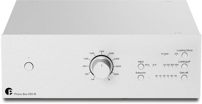 Pro-ject phono box DS3 B silver preamplificatore phono regolabile