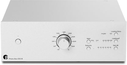 Pro-ject phono box DS3 B silver preamplificatore phono regolabile