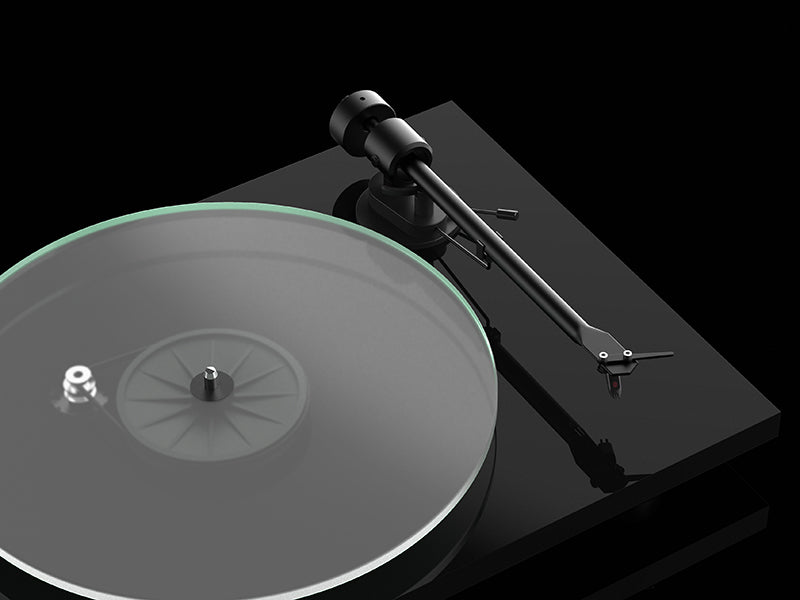 Pro-ject T1 nero Giradischi con braccio e testina Ortofon OM 5E trazione a cinghia NEW 2019