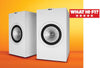 Kef Q350 bianche coppia diffusori da scaffale con driver uni-q