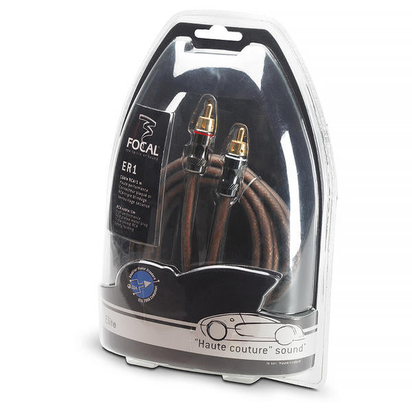 Focal ER1 cavo rca-rca da 1 metro tripla schermatura rame ofc