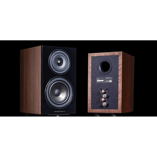 Wharfedale diamond 12.1 noce diffusori da scaffale 2 vie nuove
