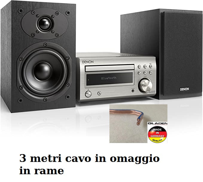 Denon RCD-M41 DAB BLK - Lettore CD Con Sintonizzatore DAB, Bluetooth E Alta Fedeltà - Foto 2