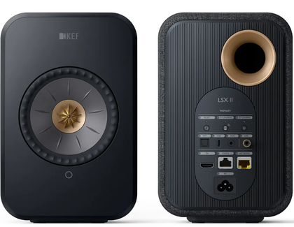 KEF LSX 2 carbon black Sistema Attivo Wireless (coppia di diffusori)