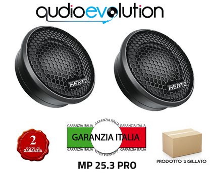 HERTZ MP25.3 TWEETER serie MILLE CUPOLA IN TETOLON DA 25mm NUOVO