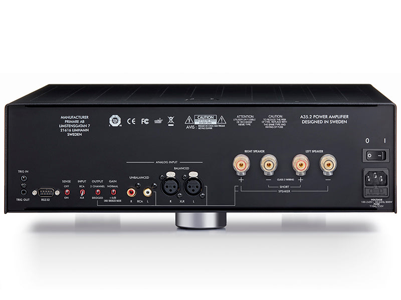 Primare A35.2 Finale di potenza stereo 200W x 2 alta corrente