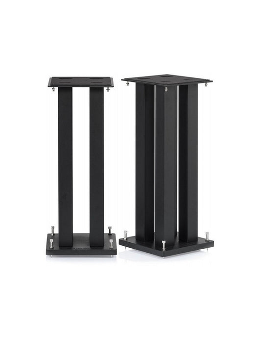 Norstone Stylum Square neri coppia stand a 4 colonne