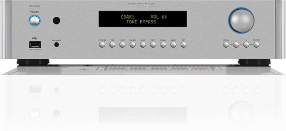 ROTEL RC 1572 SILVER PREAMPLIFICATORE USCITE BILANCIATE NUOVO GARANZIA ITALIA