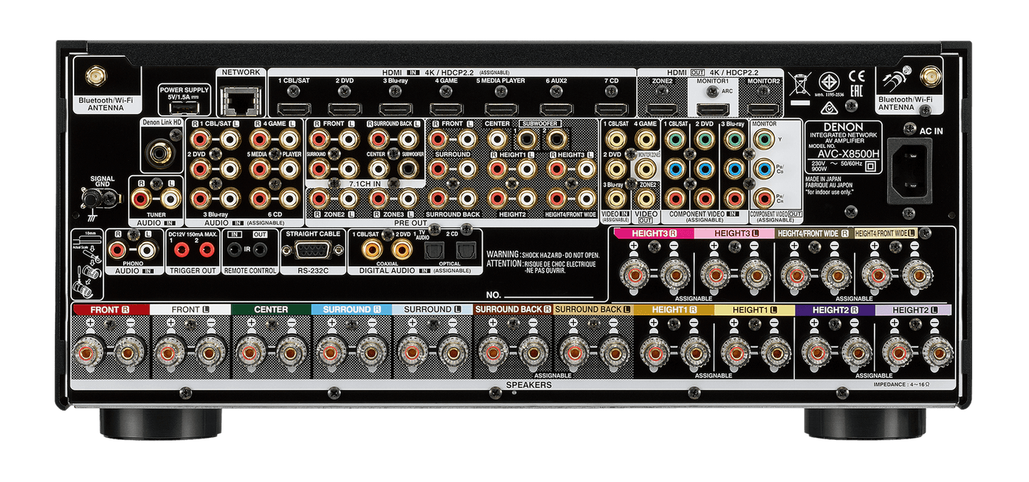 DENON AVC-X8500H silver Amplificatore AV 13.2 canali dolby atmos nuovo